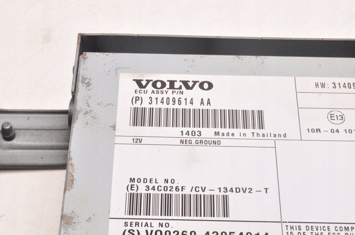 VOLVO S60 II V60 XC60 V40 II S80 II RADIO AMPLIFIER 31409614