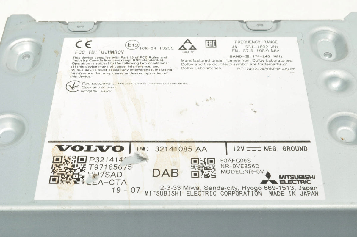 VOLVO S60 III V60 II XC40 II RADIO 32141085