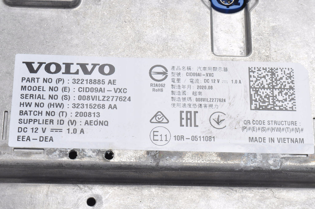 VOLVO S60 III V60 II XC60 II DISPLAY NAVIGATION SCREEN 32218885