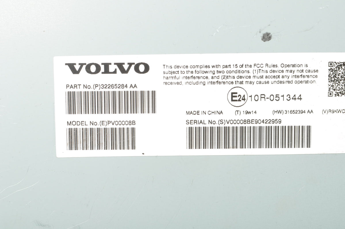 VOLVO S60 III V60 II XC60 II XC90 II S90 V90 RADIO AMPLIFIER 32265284