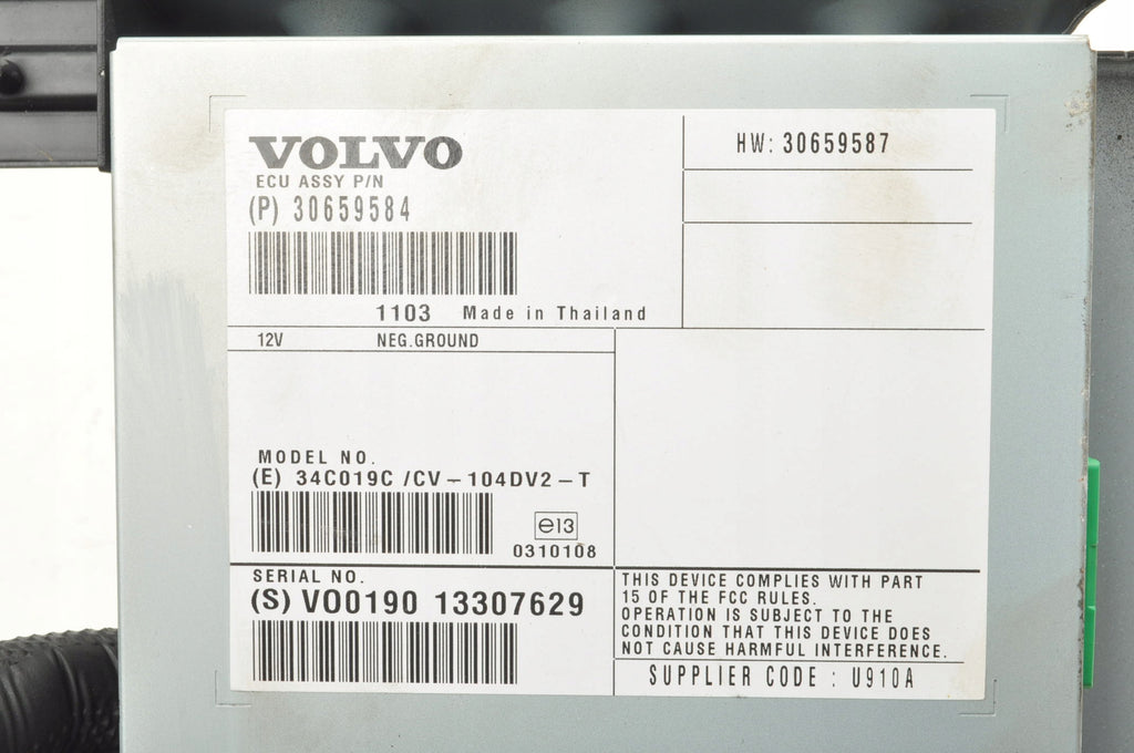 VOLVO S60 V60 XC60 AND RADIO AMPLIFIER 30659584