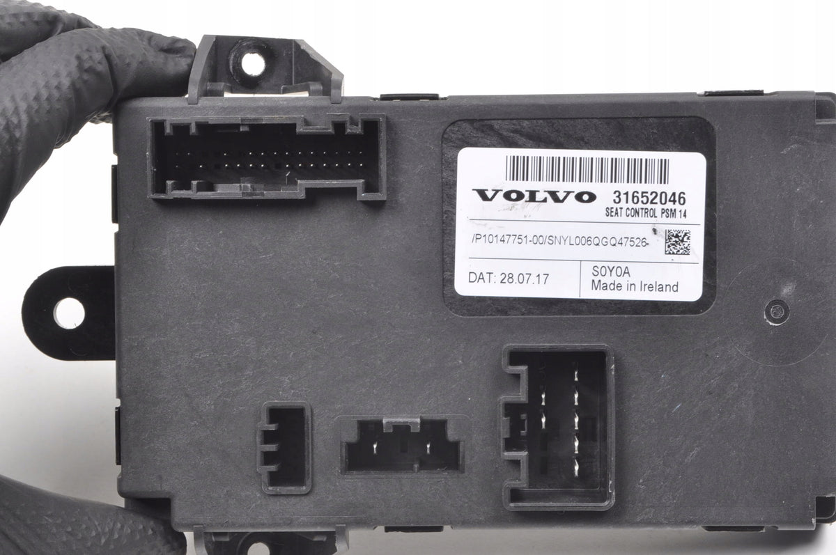 VOLVO S60 V60 XC60 XC90 V90 S90 SEAT CONTROL MODULE 31652046
