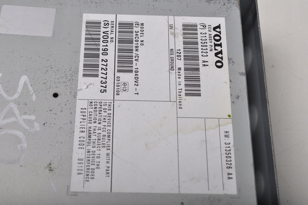 VOLVO S80 II AMPLIFIER RADIO MODULE 31350323