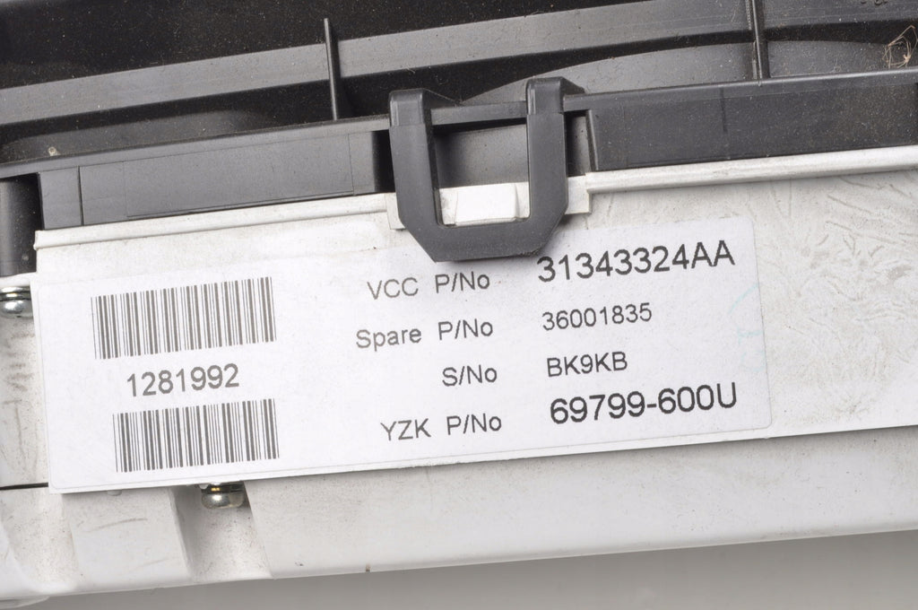 VOLVO S80 II V70 III 3.0 T6 305KM COUNTER CLOCKS 31343324 EUROPE