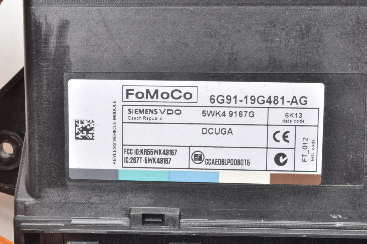 VOLVO S80 II V70 III COMFORT MODULE 6G91-19G481-AG