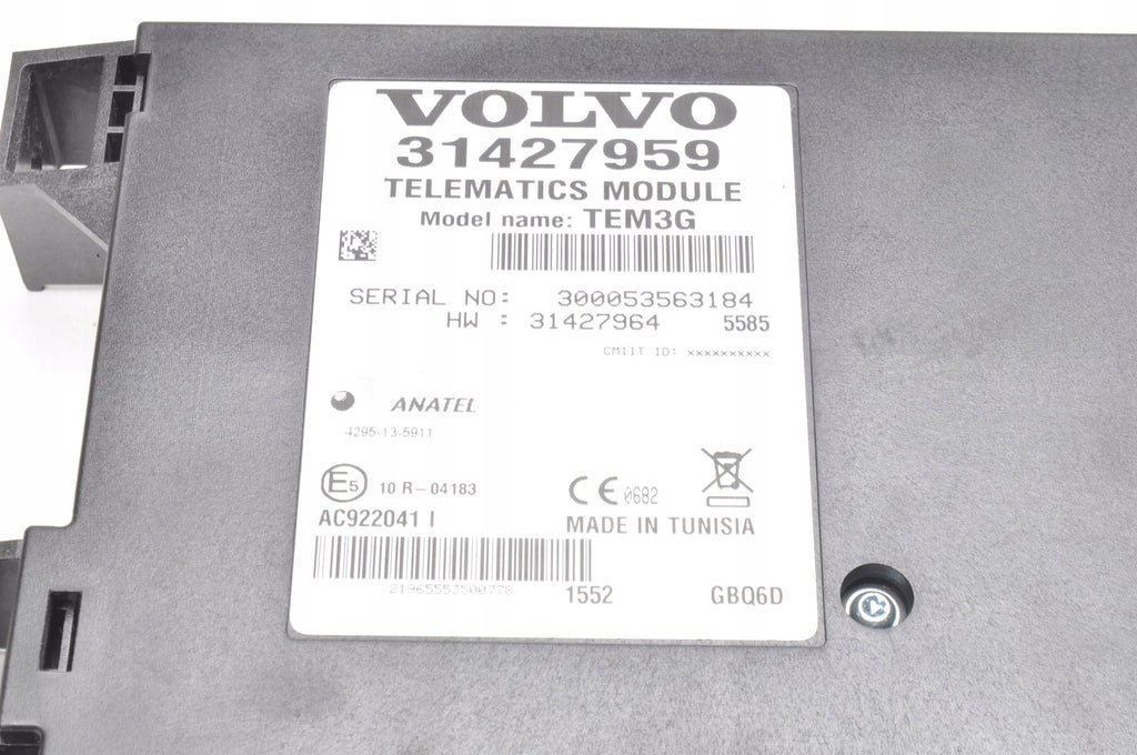 VOLVO S80 II V70 III RELAY MODULE TEM3G 31427959