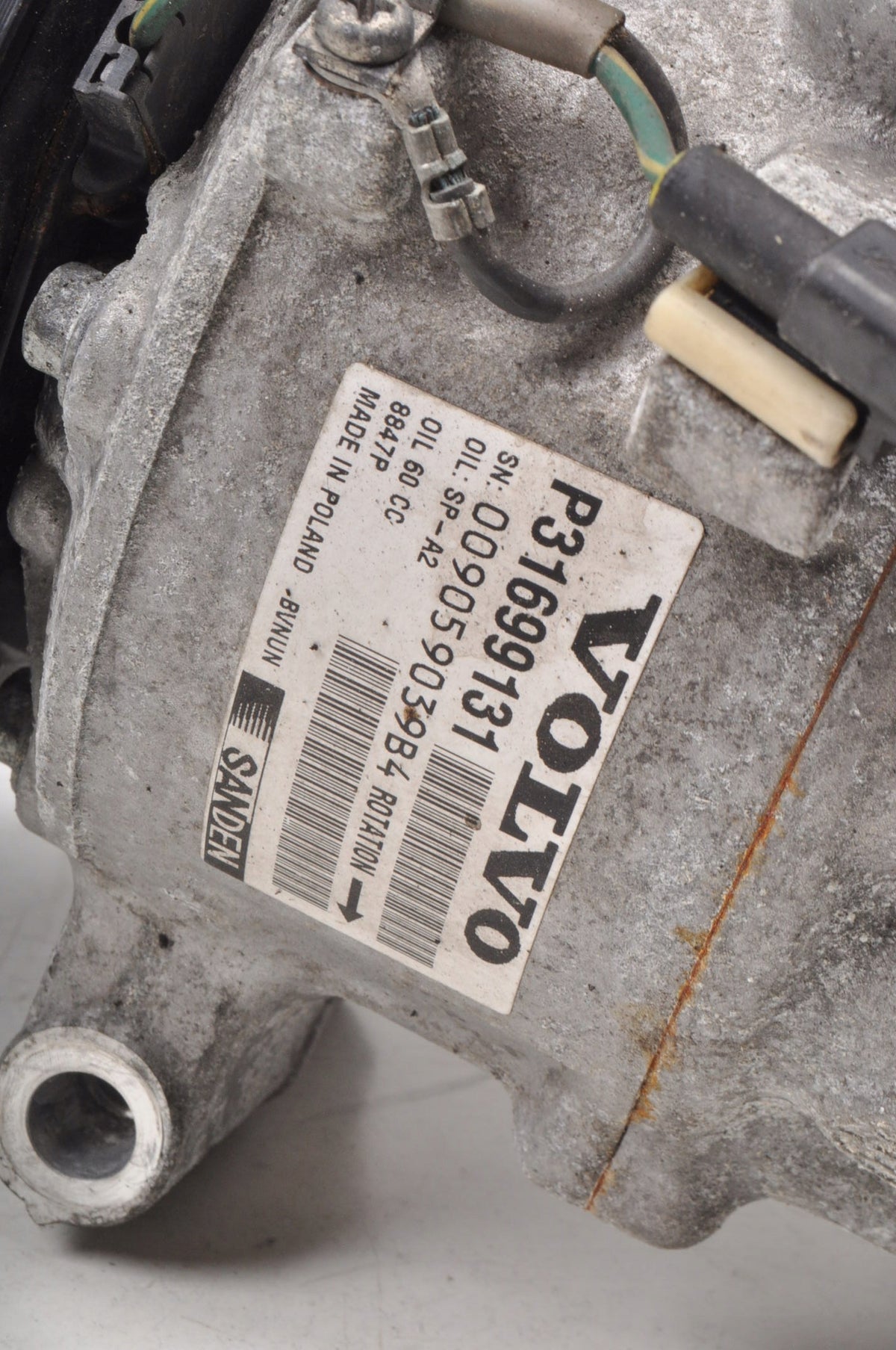 VOLVO S90 II S90 XC90 II 2.0 D4 190KM AIR CONDITIONING COMPRESSOR 31699131