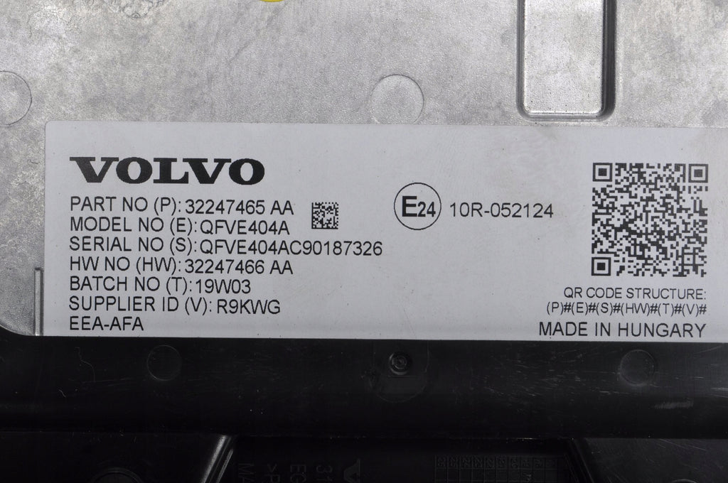 VOLVO S90 V90 II XC60 II S60 III V60 DISPLAY NAVIGATION SCREEN 32247465