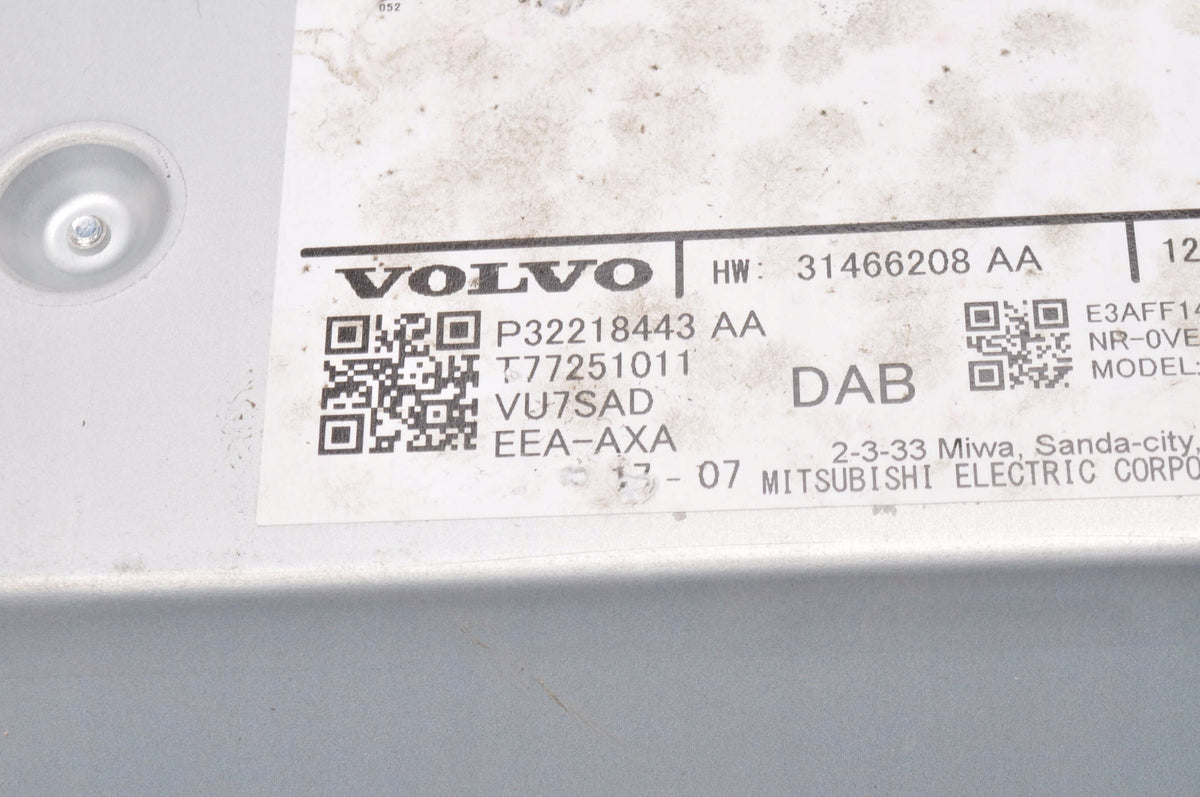 VOLVO S90 V90 II XC90 RADIO P32218443