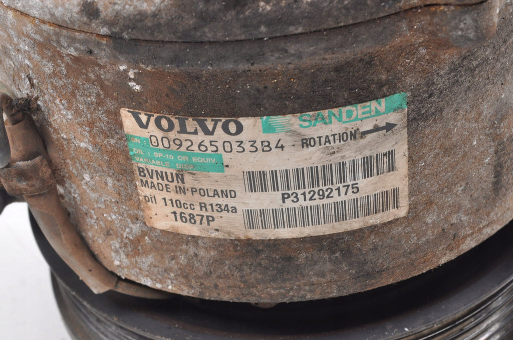 VOLVO V40 II 2.0 D3 150KM AIR CONDITIONING COMPRESSOR 31292175