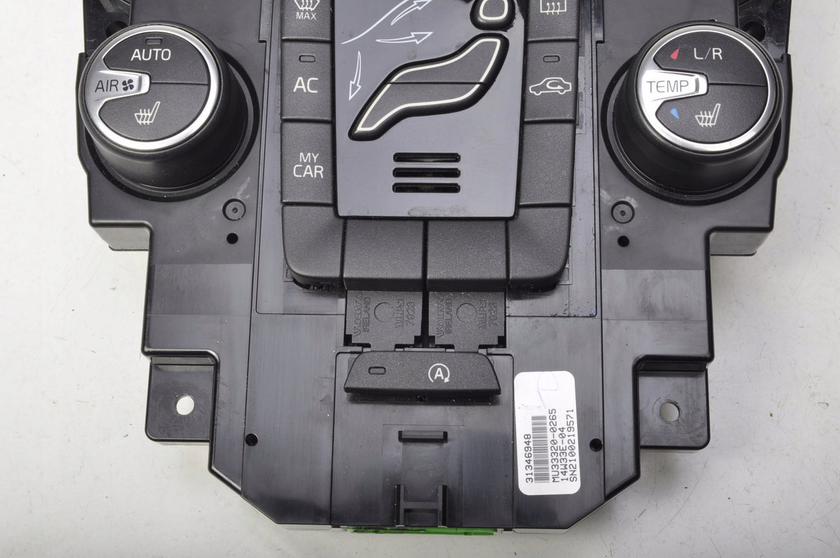 VOLVO V40 II AIR CONDITIONING PANEL 31346948