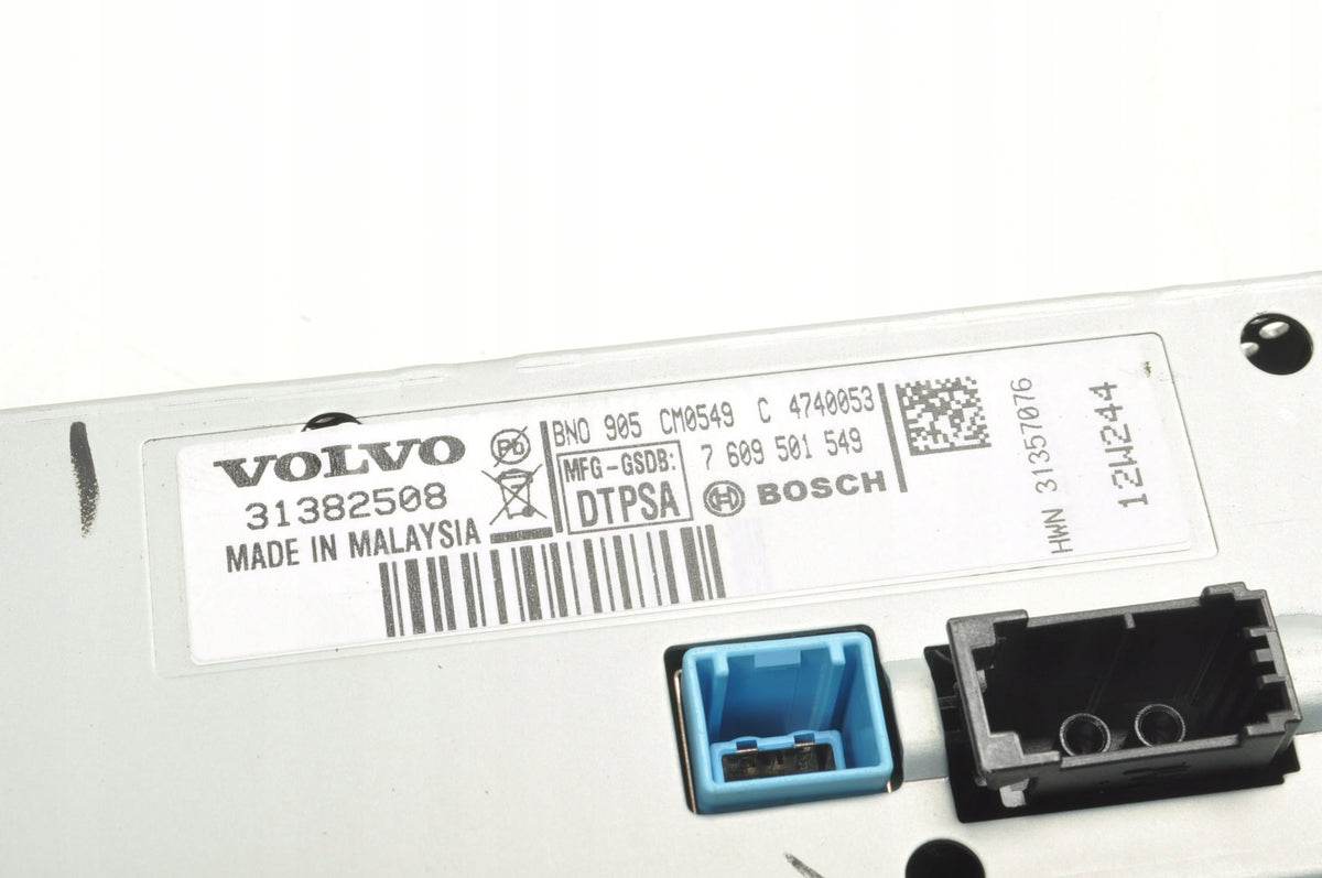 VOLVO V40 II DISPLAY NAVIGATION SCREEN 31382508