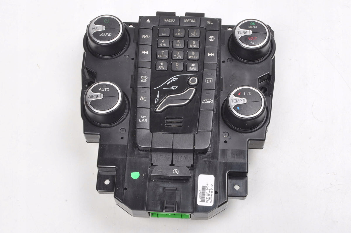 VOLVO V40 II PANEL AIR CONDITIONING SWITCH 31398643