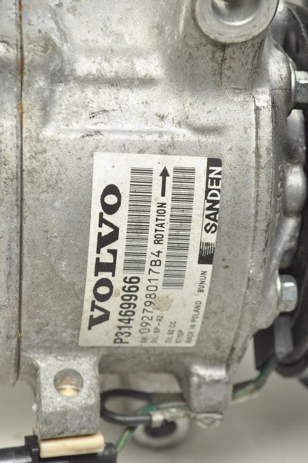 VOLVO V40 II S90 II XC90 II 2.0 D5 D4 190KM AIR CONDITIONING COMPRESSOR 31469966