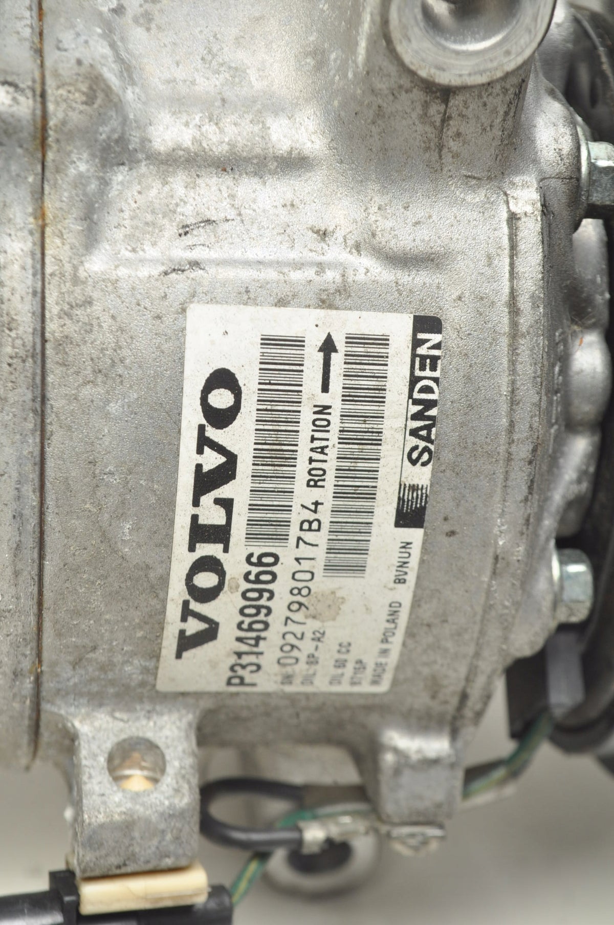 VOLVO V40 II S90 II XC90 II 2.0 D5 D4 190KM AIR CONDITIONING COMPRESSOR 31469966