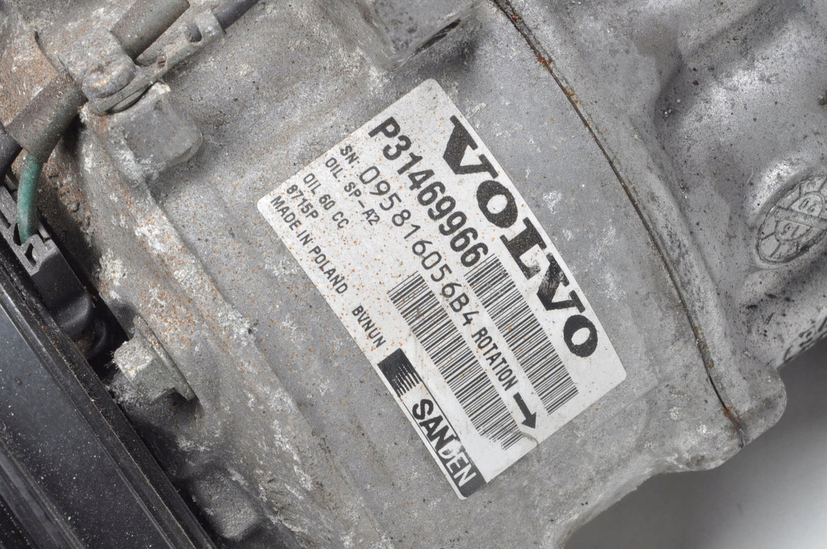 VOLVO V40 II S90 II XC90 II 2.0 D5 D4 T5 AIR CONDITIONING COMPRESSOR 31469966