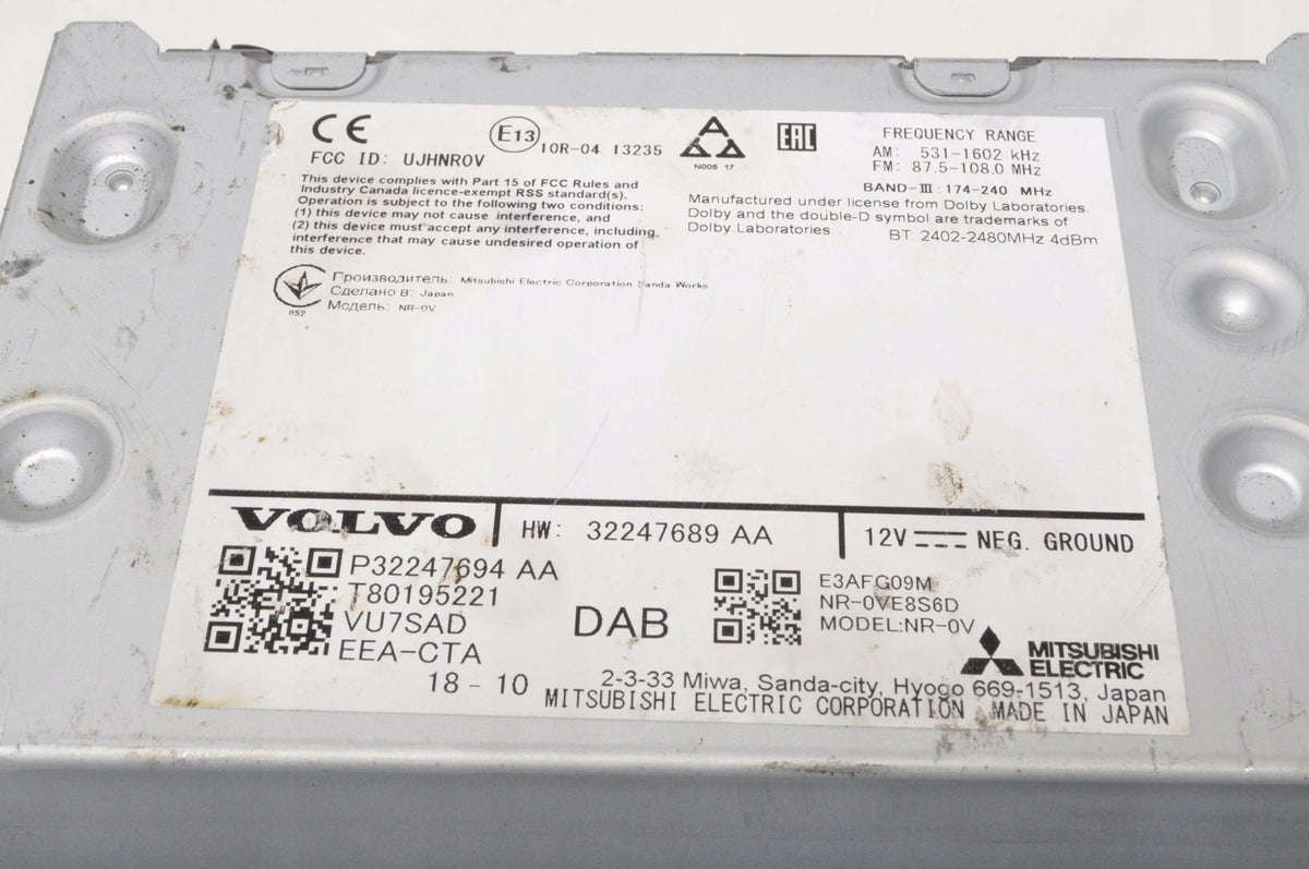 VOLVO V60 II S60 S90 V90 RADIO NAVIGATION 32247689AA