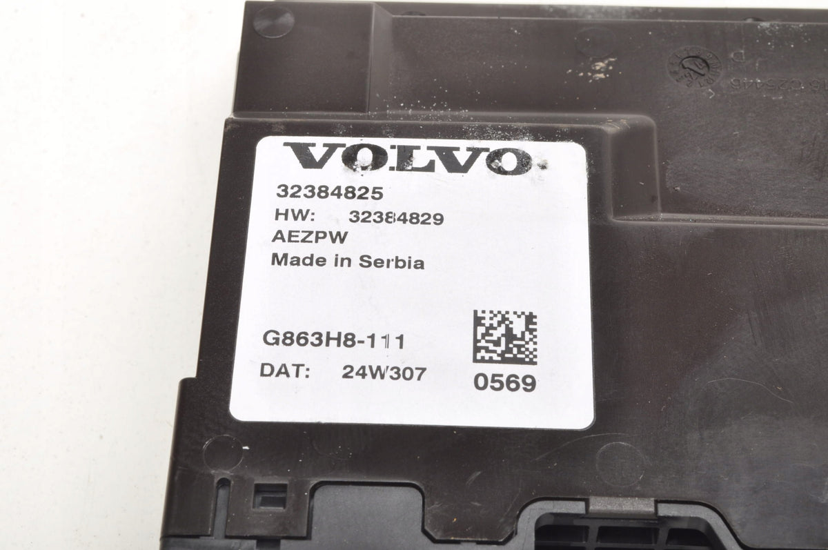 VOLVO V60 XC60 II LUGGAGE COMPARTMENT FLAP CONTROLLER MODULE 32384829 32384825 2024R