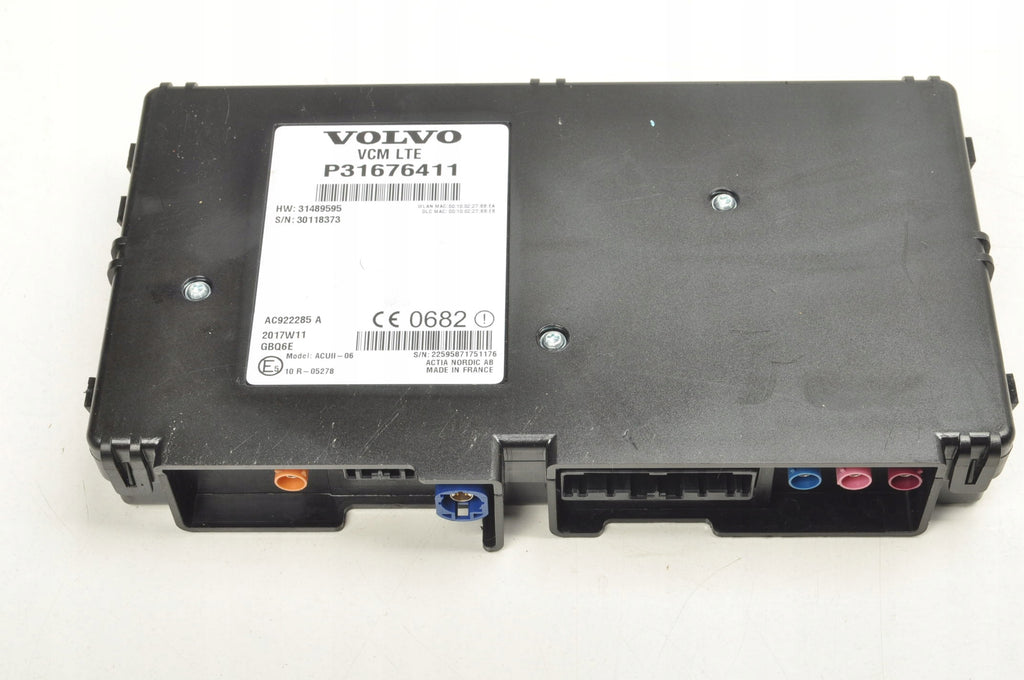 VOLVO V90 II S90 XC90 V60 S60 XC60 BLUETOOTH MODULE VCE LTE 31676411