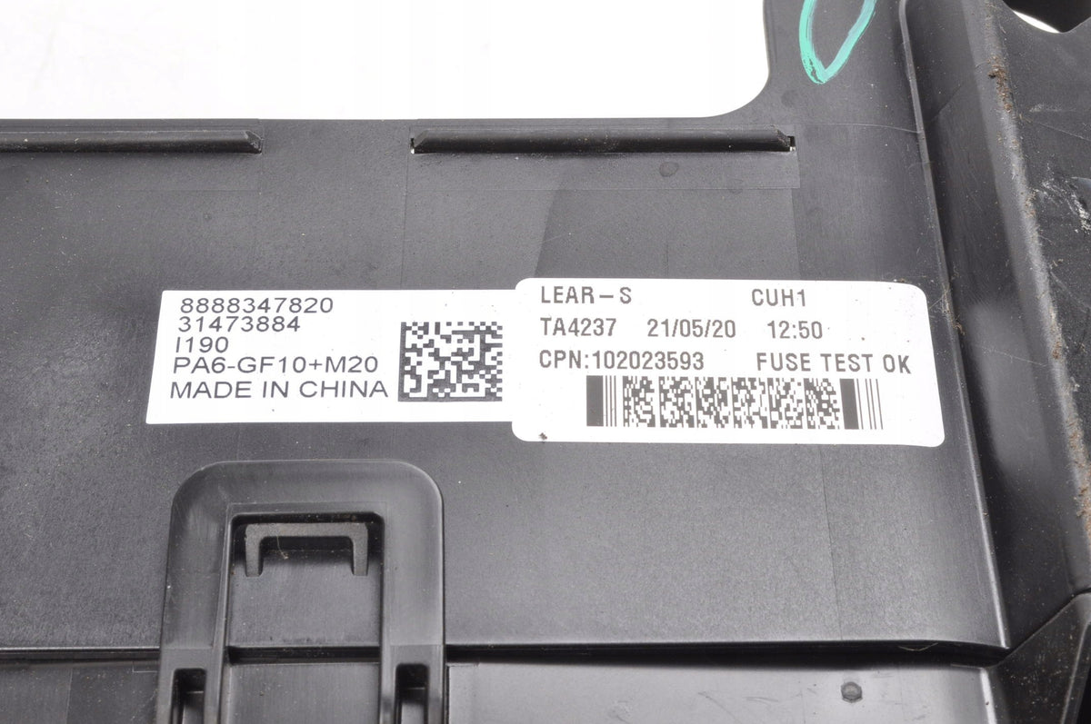 VOLVO XC40 MODULE RELAY FUSE BOX 31473884