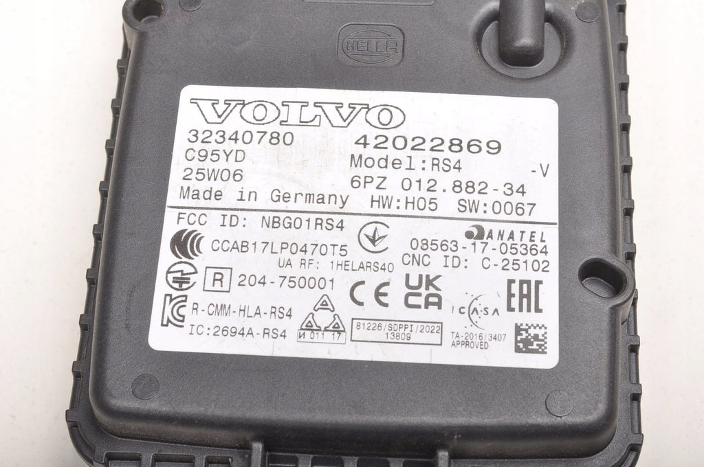 VOLVO XC40 S60 III XC60 II V60 II XC90 II RADAR DSC 32340780