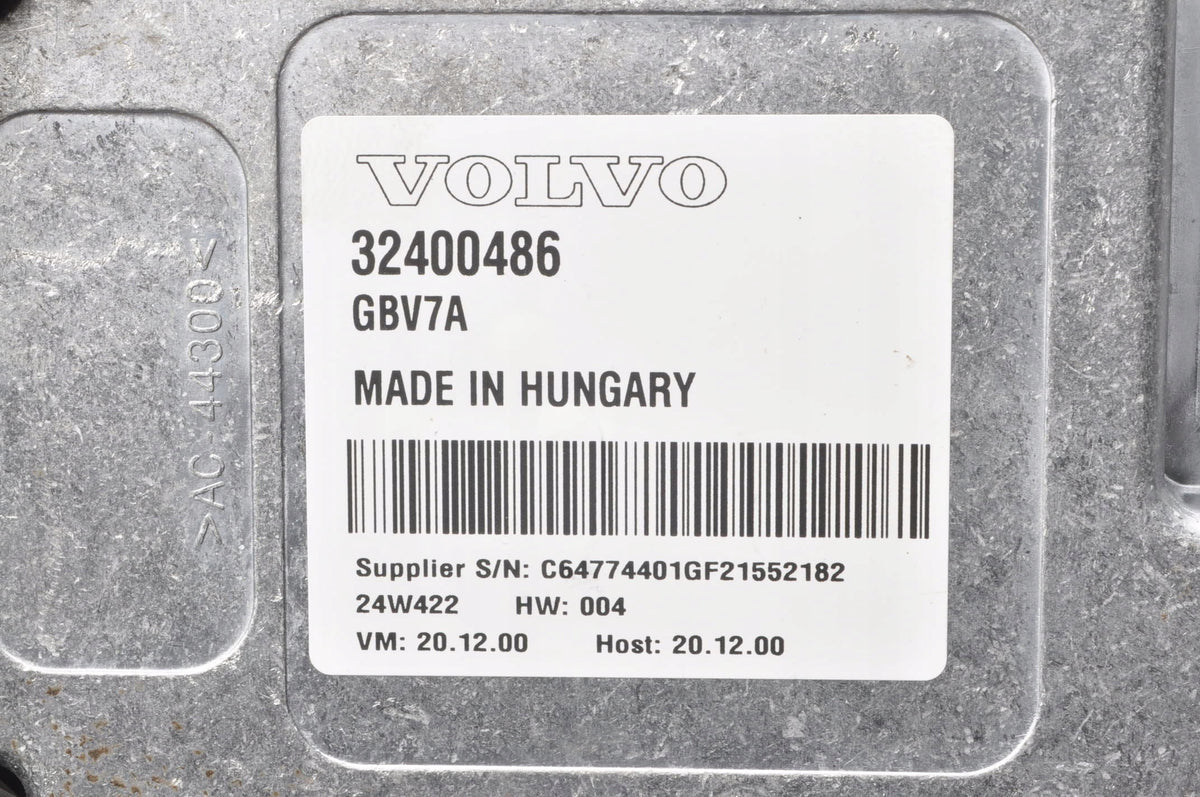 VOLVO XC60 II CAMERA CONTROLLER MODULE 32400486