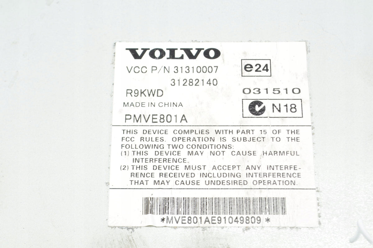 VOLVO XC60 XC90 C70 II RADIO AMPLIFIER 31310007