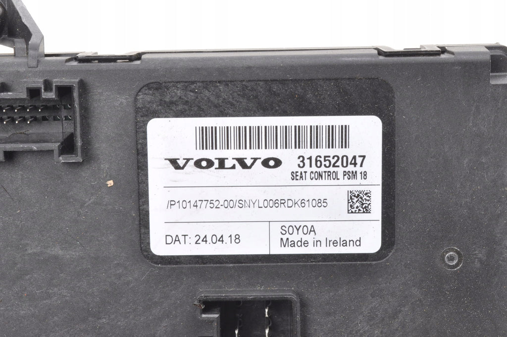 VOLVO XC60 XC90 V90 S90 S60 V60 SEAT CONTROL MODULE 31652047