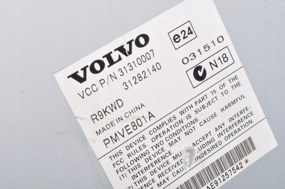 VOLVO XC90 AND RADIO AMPLIFIER 31310007 LIFT