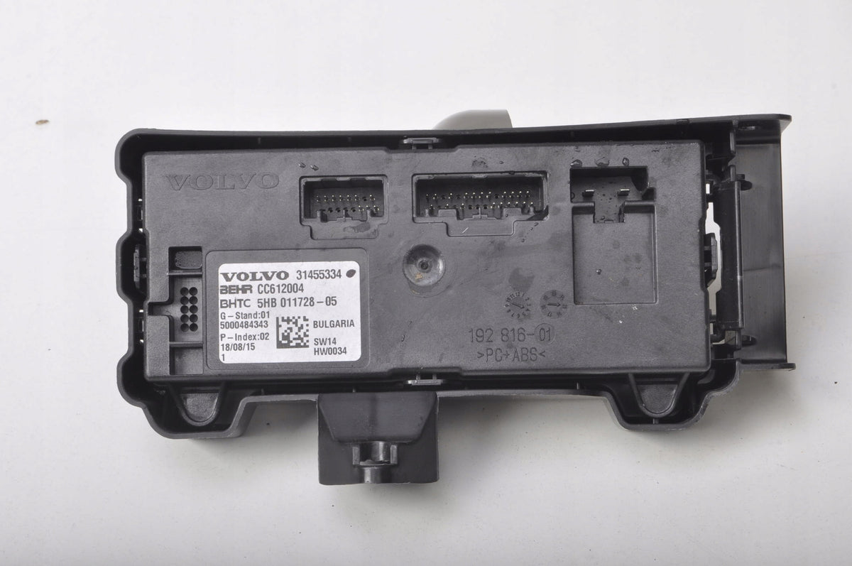 VOLVO XC90 II AIR CONDITIONING CONTROLLER MODULE 31455334