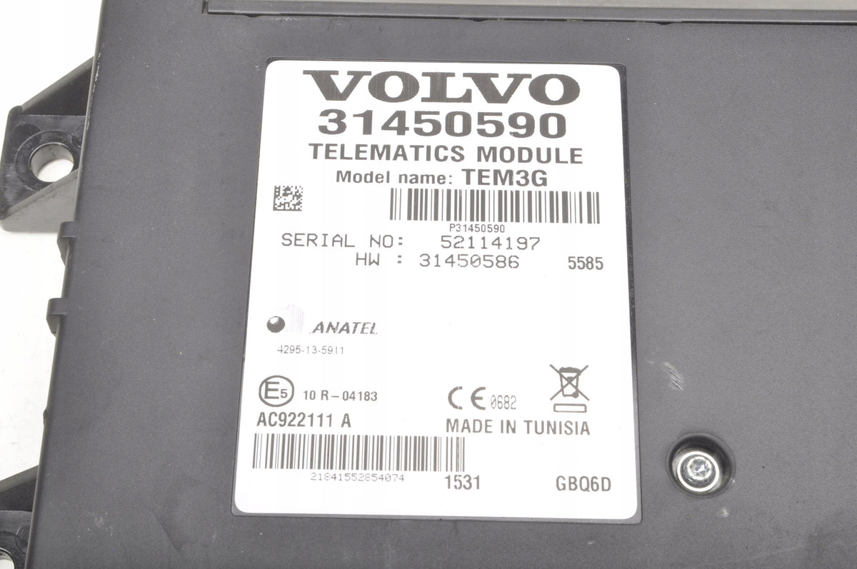 VOLVO XC90 II MODULE DRIVER 31450590 TEM 3G