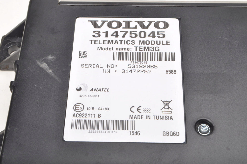 VOLVO XC90 II MODULE DRIVER TEM3G 31475045
