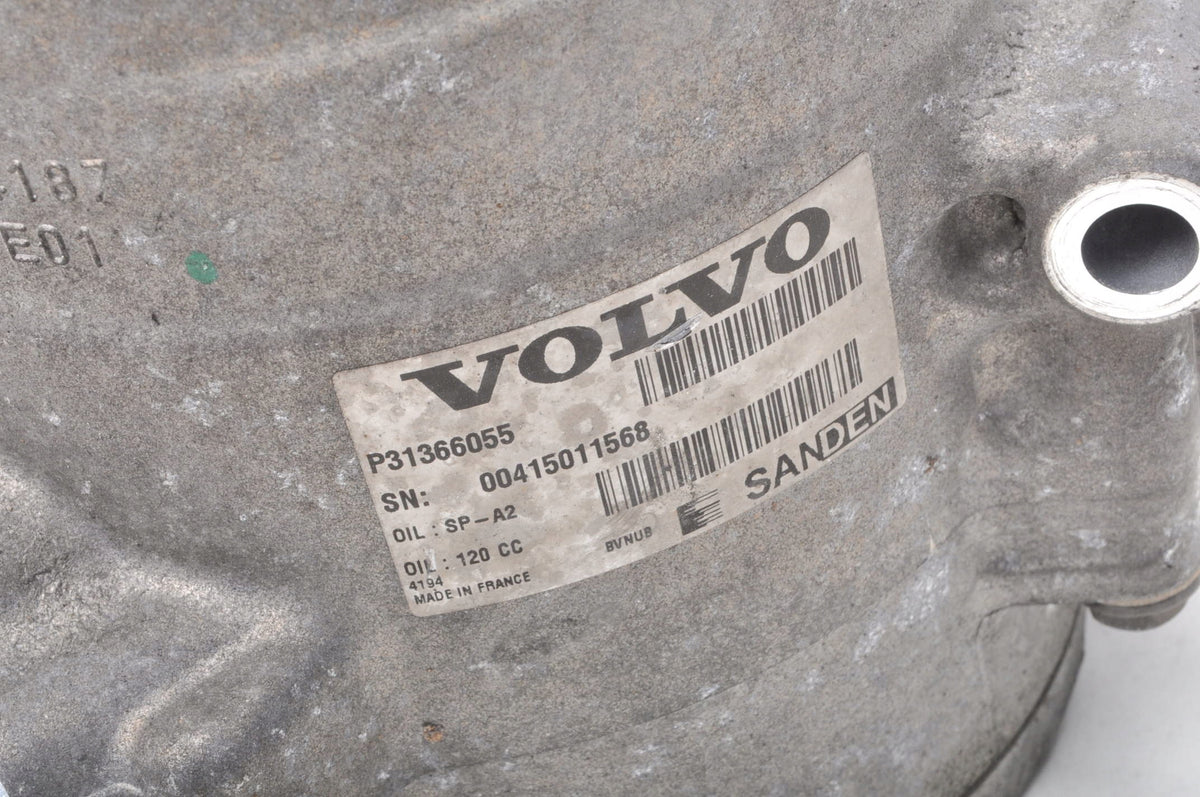 VOLVO XC90 II V90 V90 T8 Hybrid 2.0 16V AIR CONDITIONING COMPRESSOR 31366055