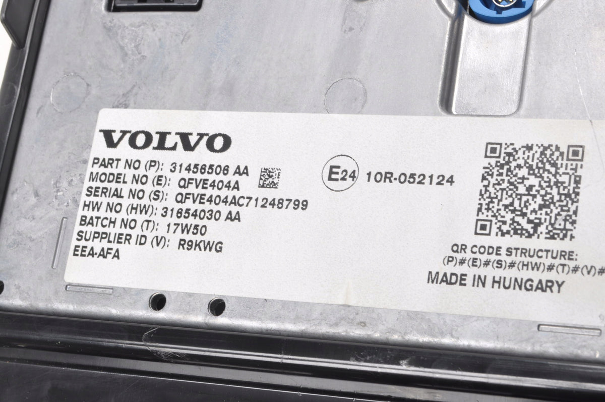 VOLVO XC90 II XC60 II SCREEN DISPLAY 31456506