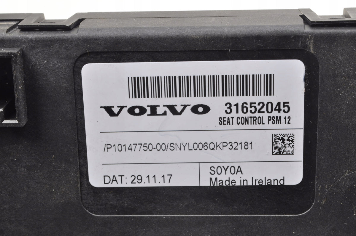 VOLVO XC90 II XC60 V90 S90 S60 V60 SEAT CONTROL MODULE 31652045