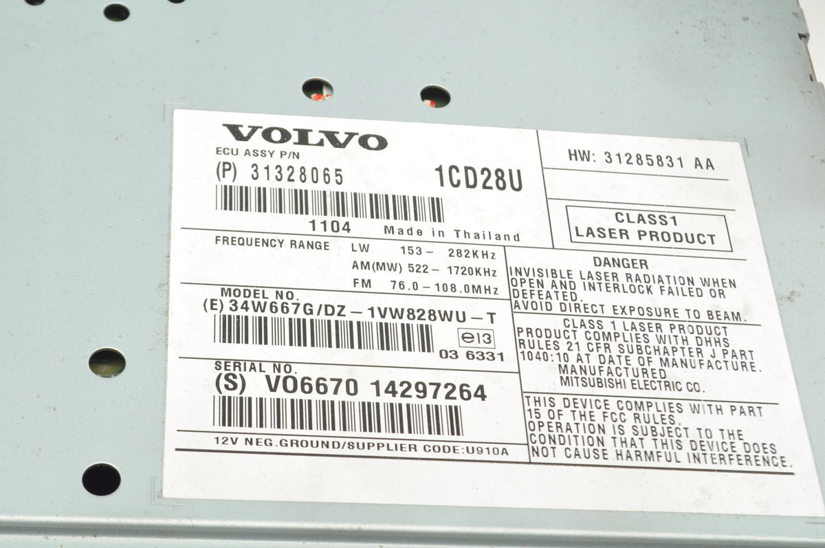 VOLVO XC90 RADIO 31328065 LIFT