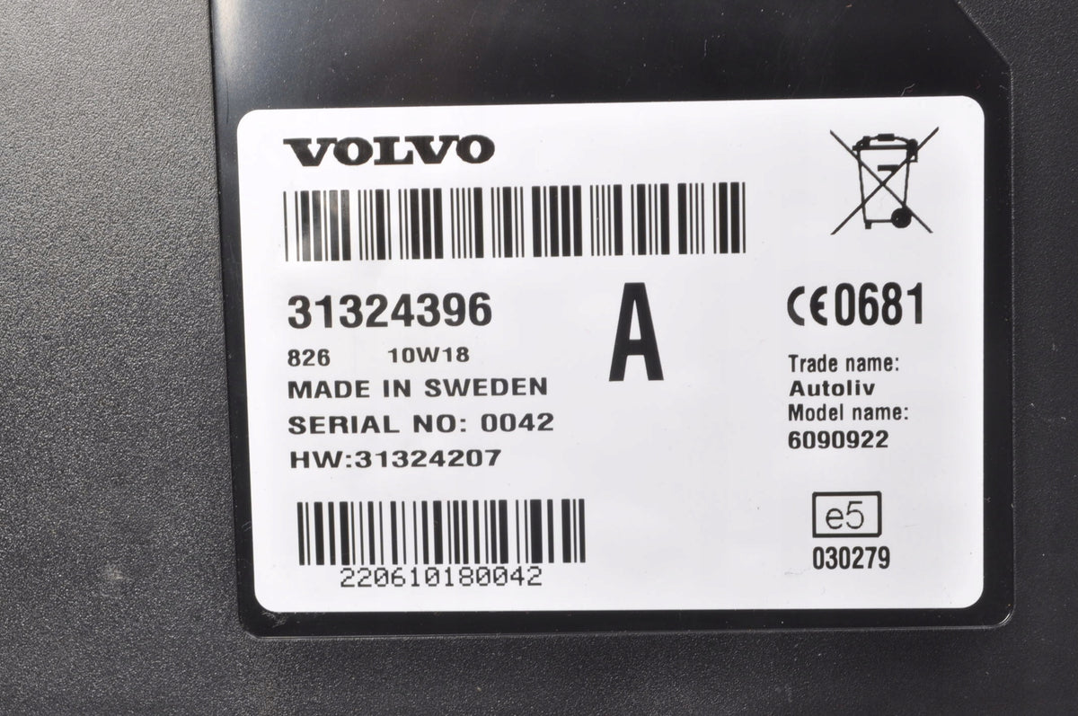 VOLVO XC90 RELAY MODULE Bluetooth Controller STER31324396