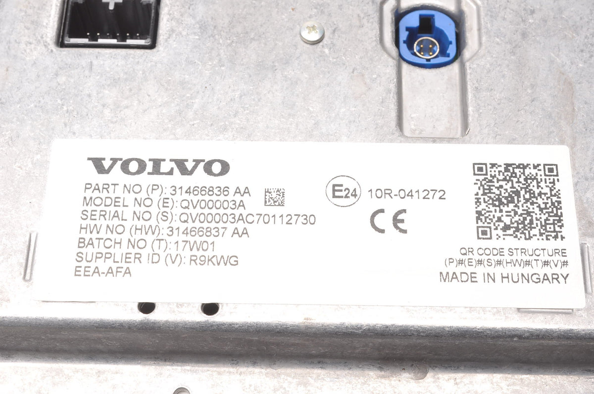 VOLVO XC90 S90 V90 II DISPLAY NAVIGATION SCREEN 31466836