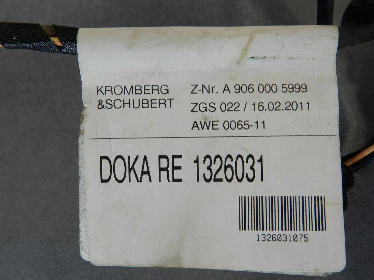 VW CRAFTER DOOR HARNESS RIGHT REAR A9060005999
