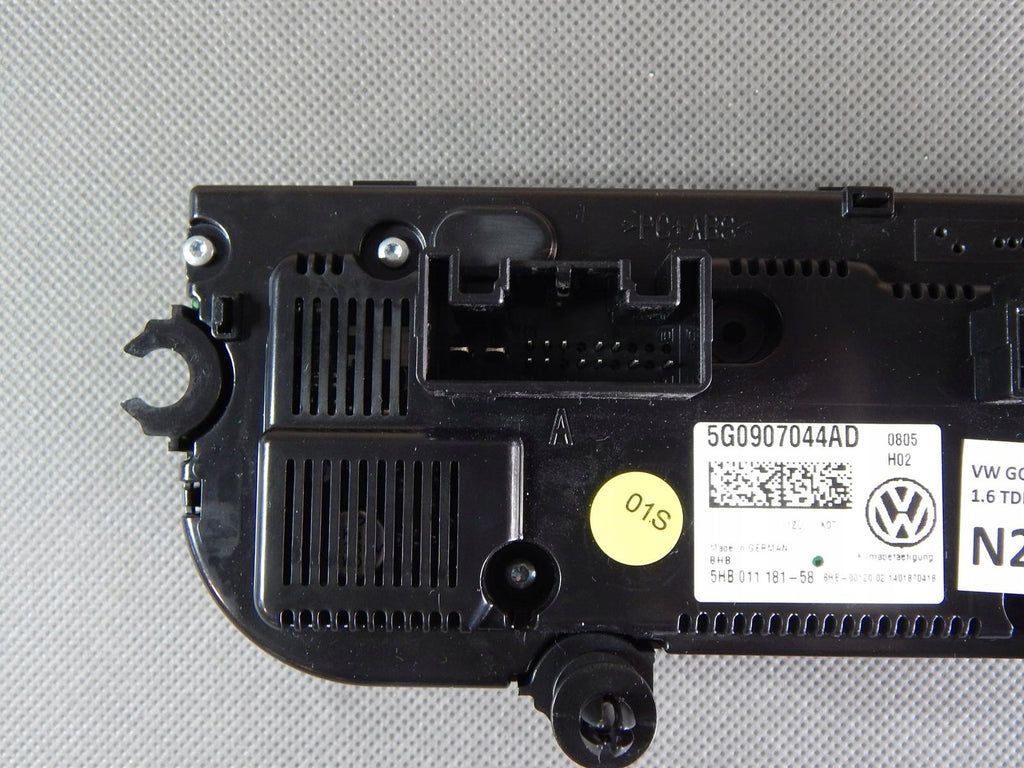 VW GOLF SPORTSVAN AIR CONDITIONING PANEL 5G0907044AD