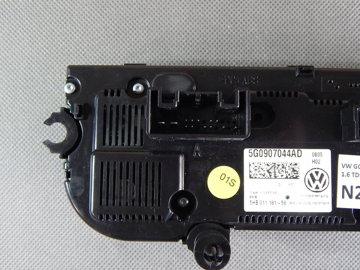 VW GOLF SPORTSVAN AIR CONDITIONING PANEL 5G0907044AD