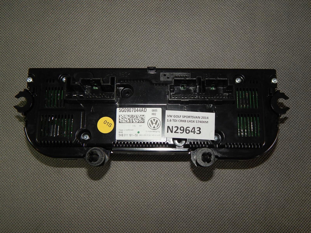 VW GOLF SPORTSVAN AIR CONDITIONING PANEL 5G0907044AD