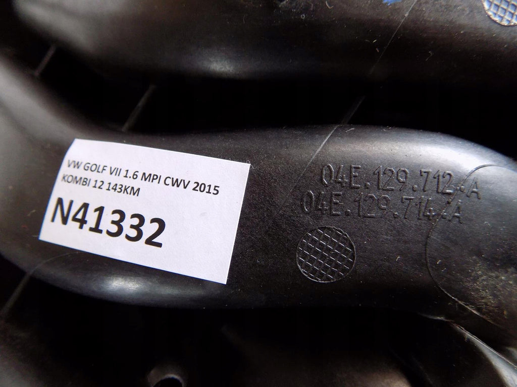 VW GOLF VII 1.6 MPI SUCTION MANIFOLD 04E129712A