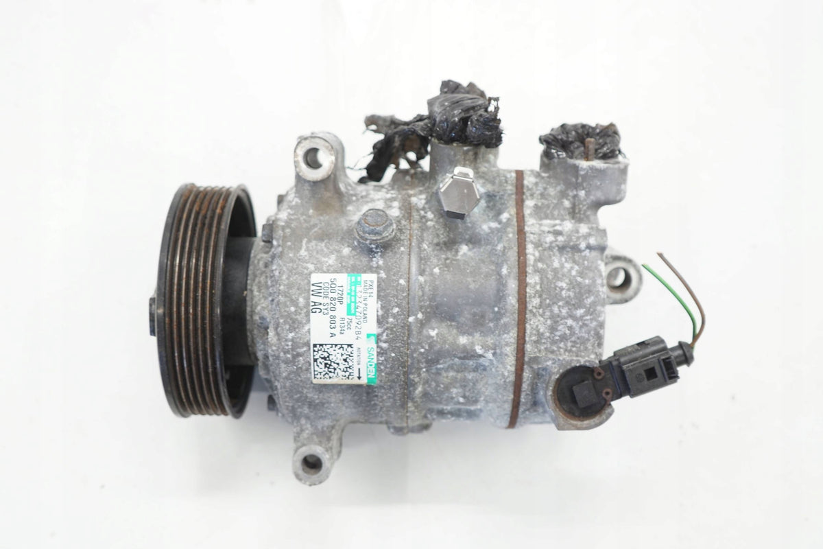 VW GOLF VII 15R 2.0 TDI COMPRESSOR AIR CONDITIONING COMPRESSOR 5Q0820803A