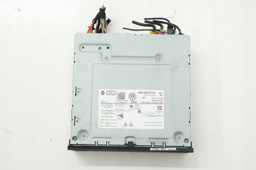 VW GOLF VII 15R MODULE NAVIGATION READER 3Q0035874A