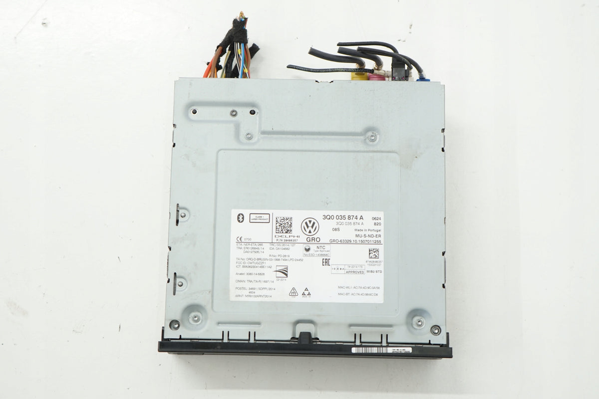 VW GOLF VII 15R MODULE NAVIGATION READER 3Q0035874A