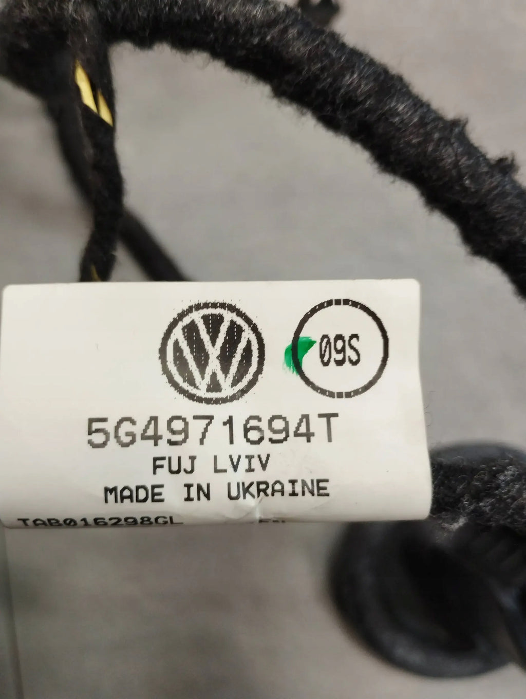 VW Golf VII DOOR HARNESS RIGHT REAR 5G4971694T