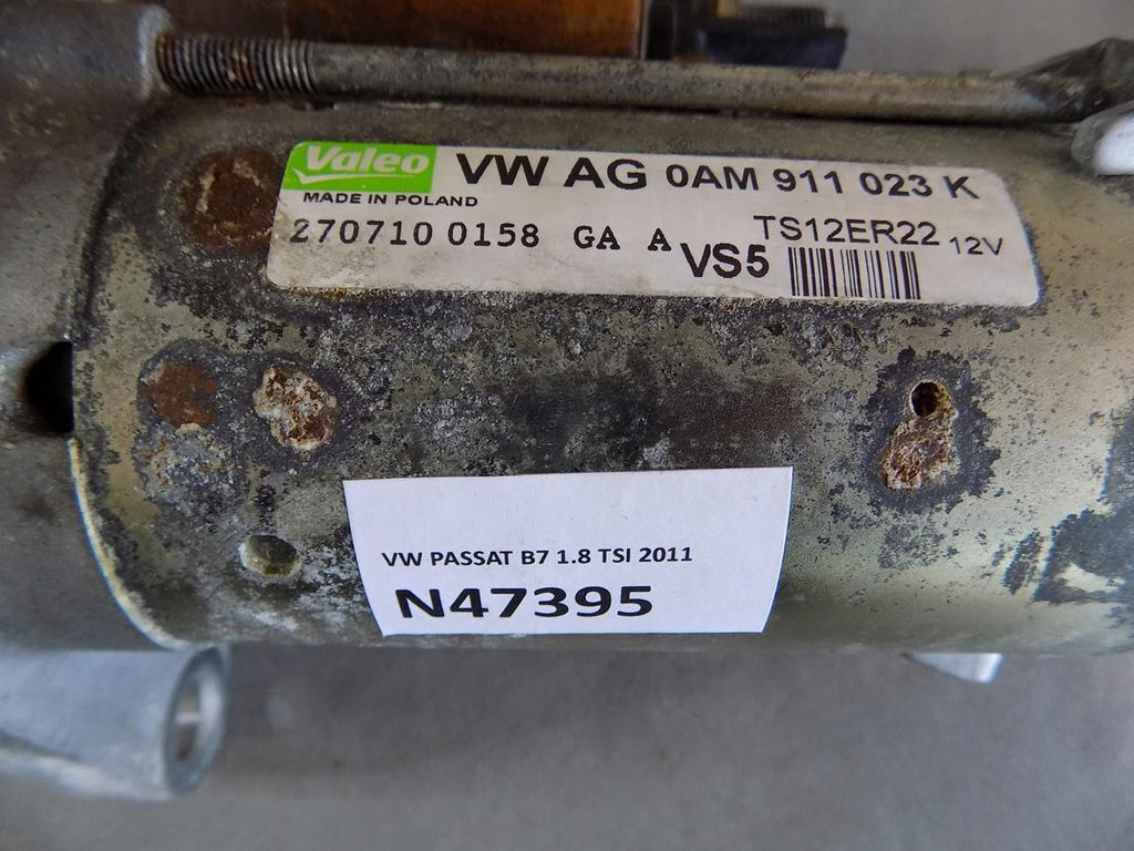 VW PASSAT B7 STARTER 0AM911023K