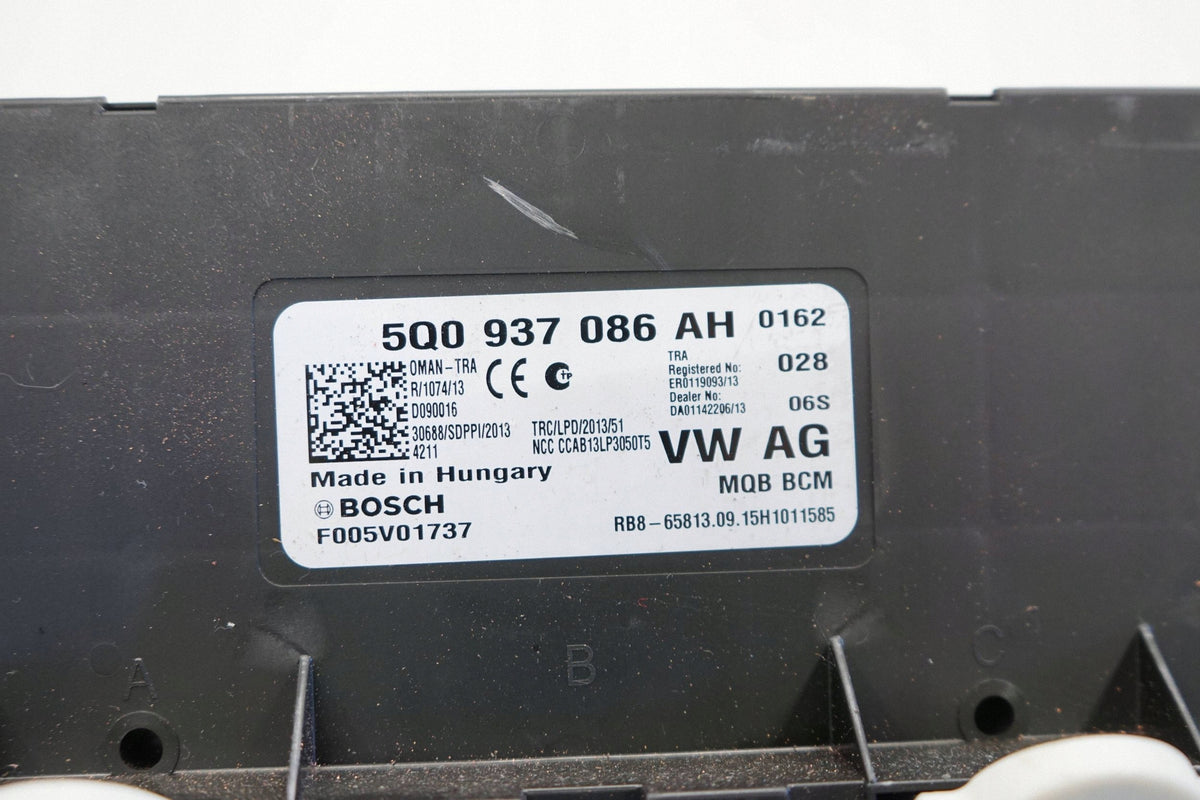 VW PASSAT B8 15R 1.6 TDI COMFORT CONTROLLER MODULE 5Q0937086AH
