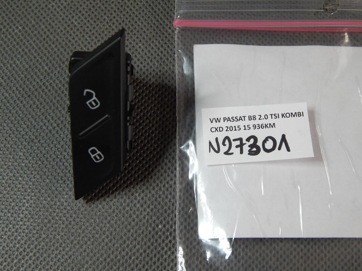 VW PASSAT B8 CENTRAL LOCK BUTTON 3G0962125A